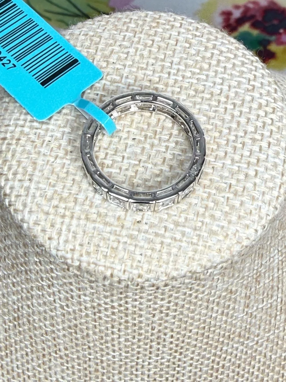 Moissanite 2.64 CTW 925 Sterling Silver Ring size 7